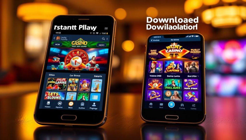 Instant Play vs Download Casino Apps