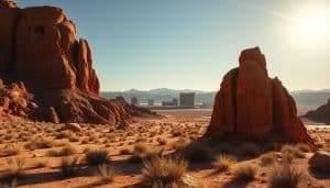 how far is red rock casino from the strip
