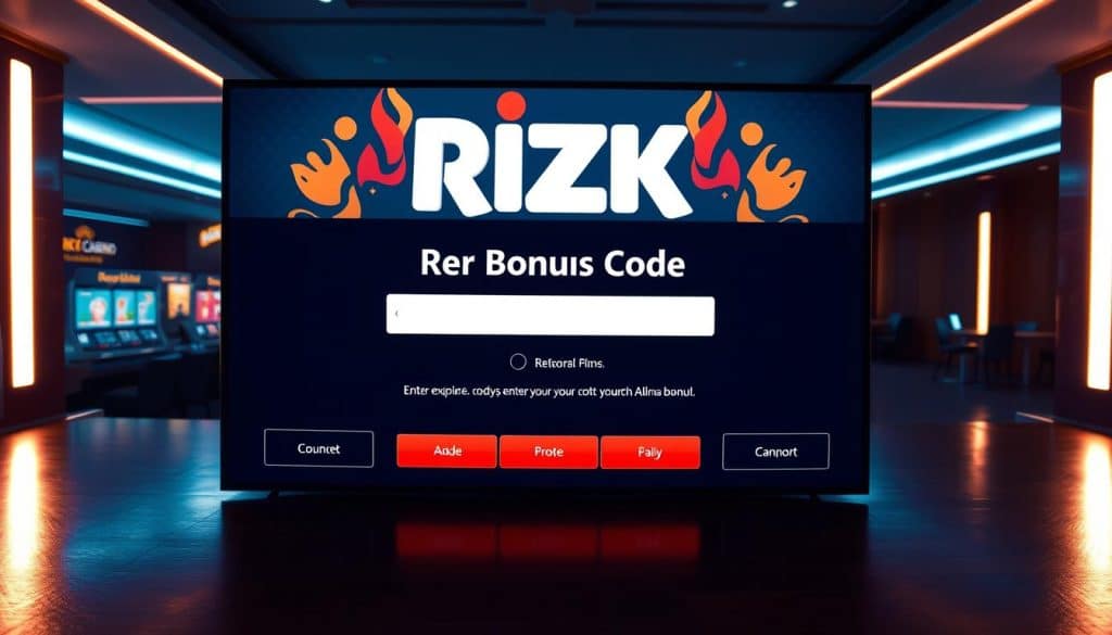 rizk casino where to put bonus codes