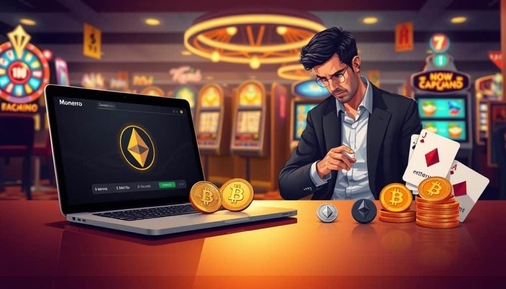 XMR casino deposit tutorial